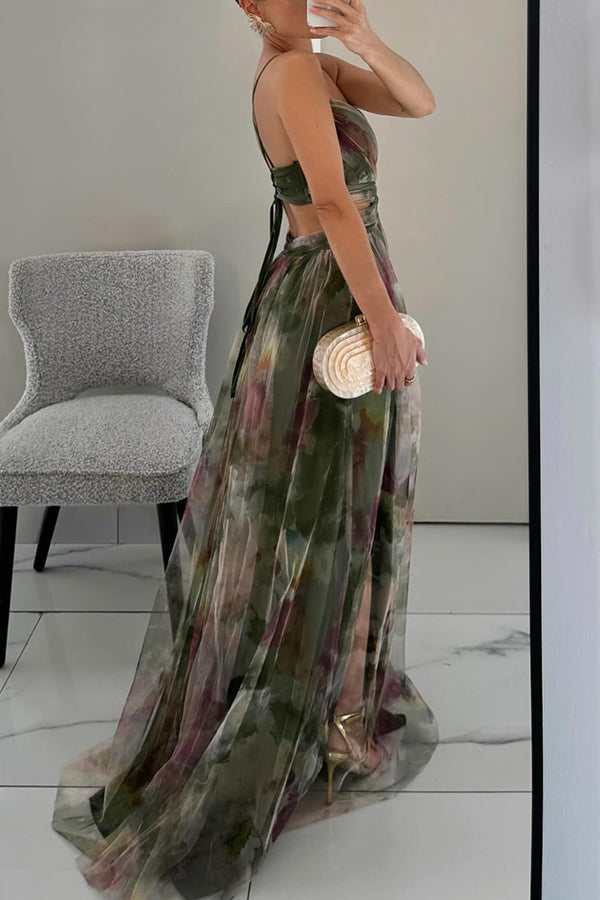 Nadine | Maxivestido floral fluido