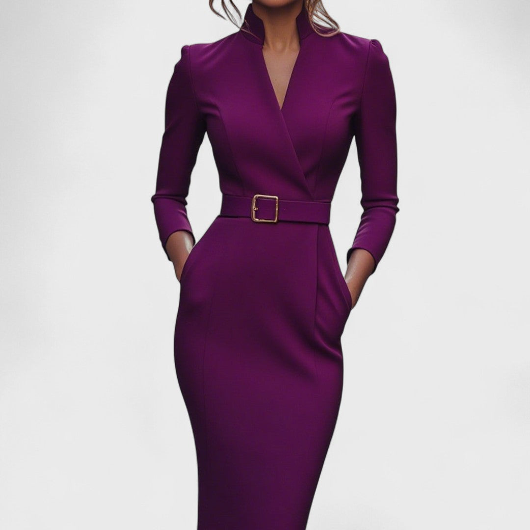 Vestido midi, elegante y cómodo para eventos o cóctel