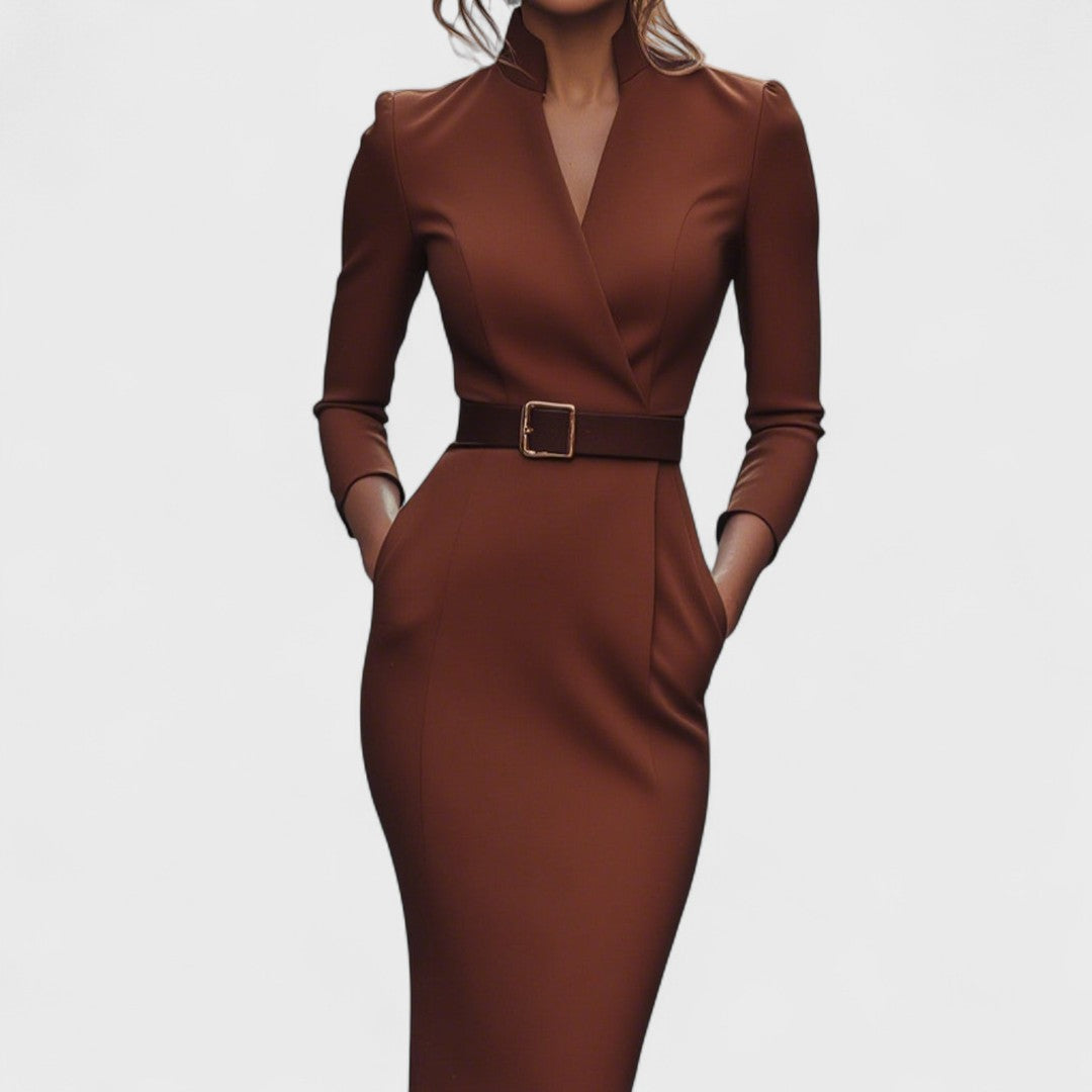 Vestido midi, elegante y cómodo para eventos o cóctel