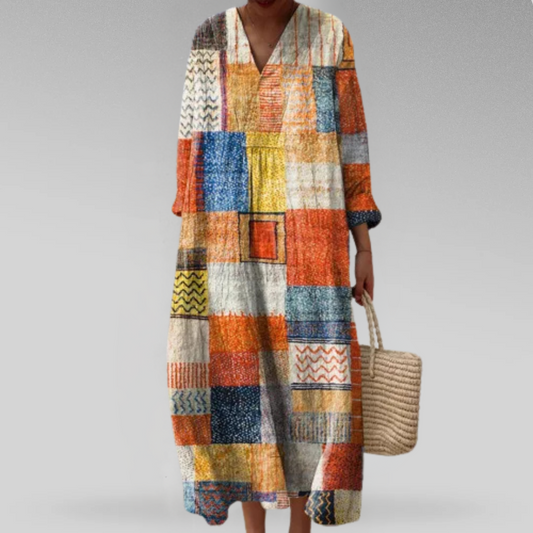 Mindy | Vestido geométrico de mujer