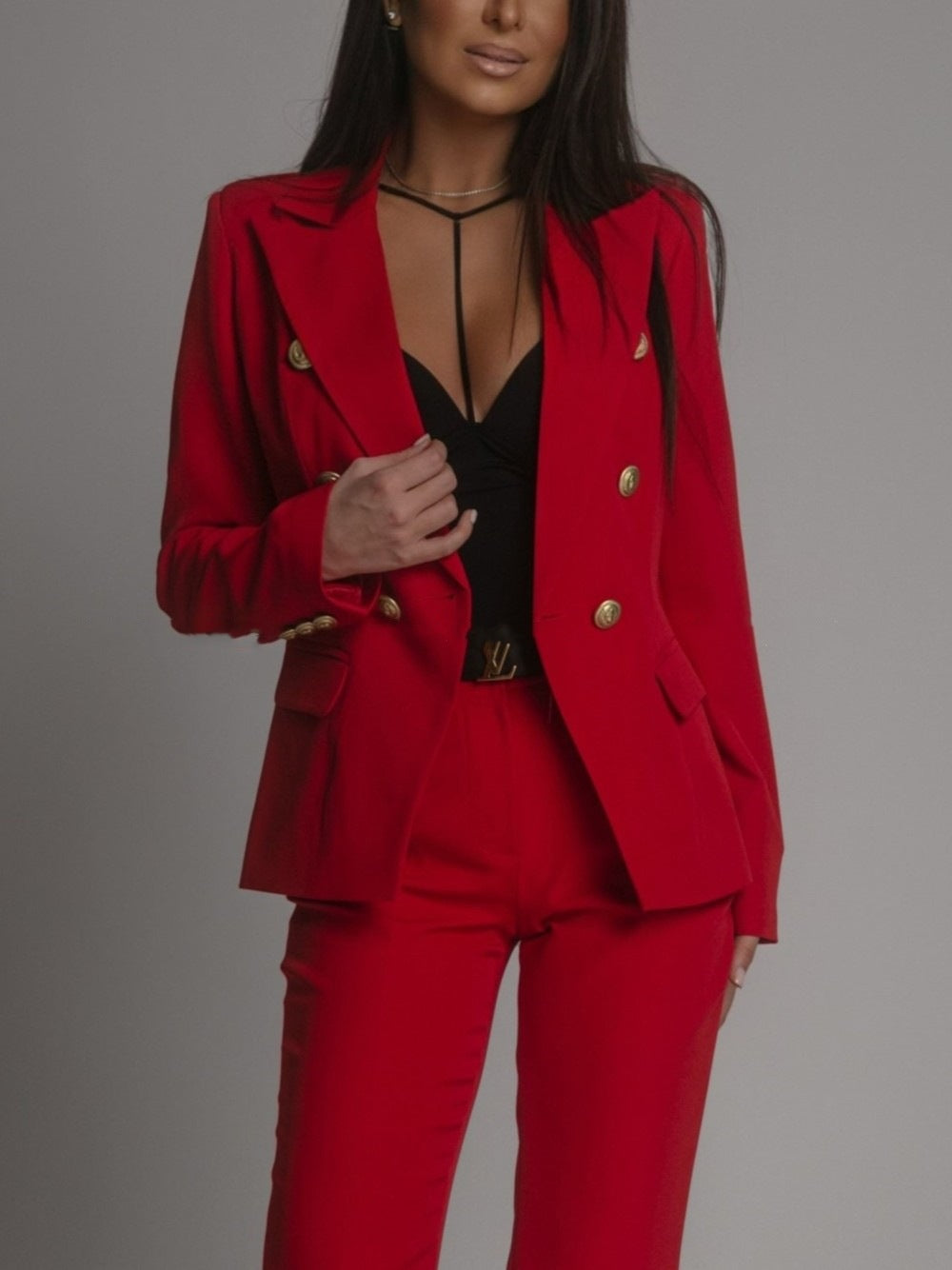 Blazer y pantalón mujer, elegante y confortable para oficina o viaje