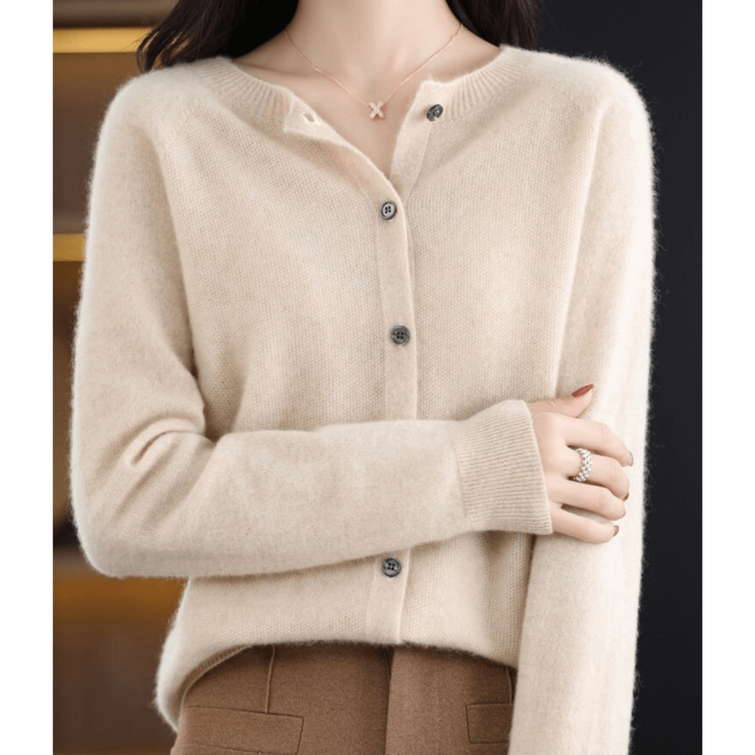 Chaqueta de punto suave con botones para mujer | Calidez y comodidad sin concesiones