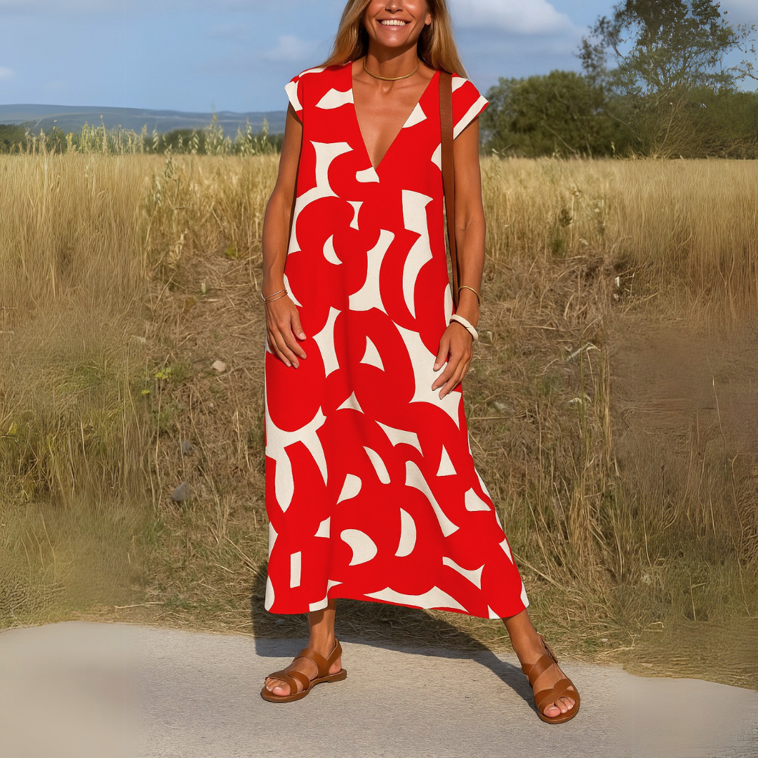 Martina | Vestido de verano ligero con encanto bohemio