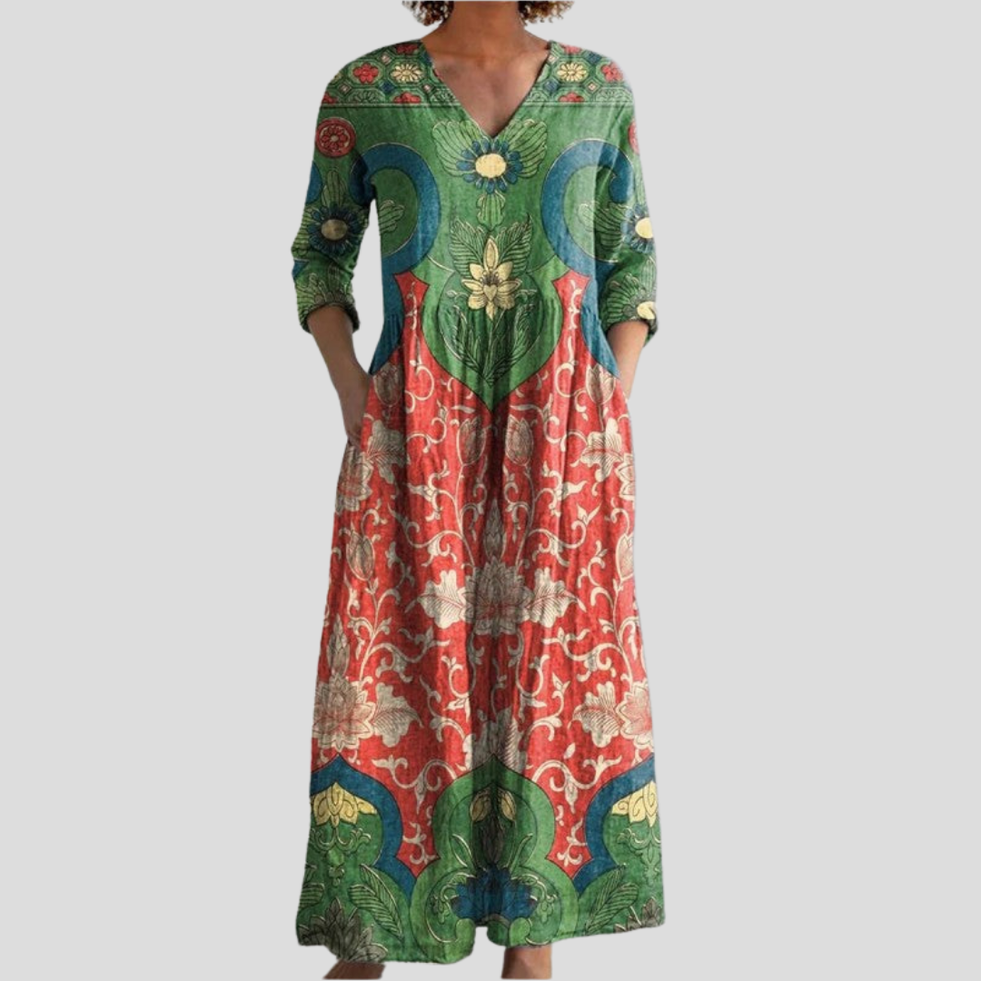 Vestido mujer romántico vintage ligero ideal primavera-verano