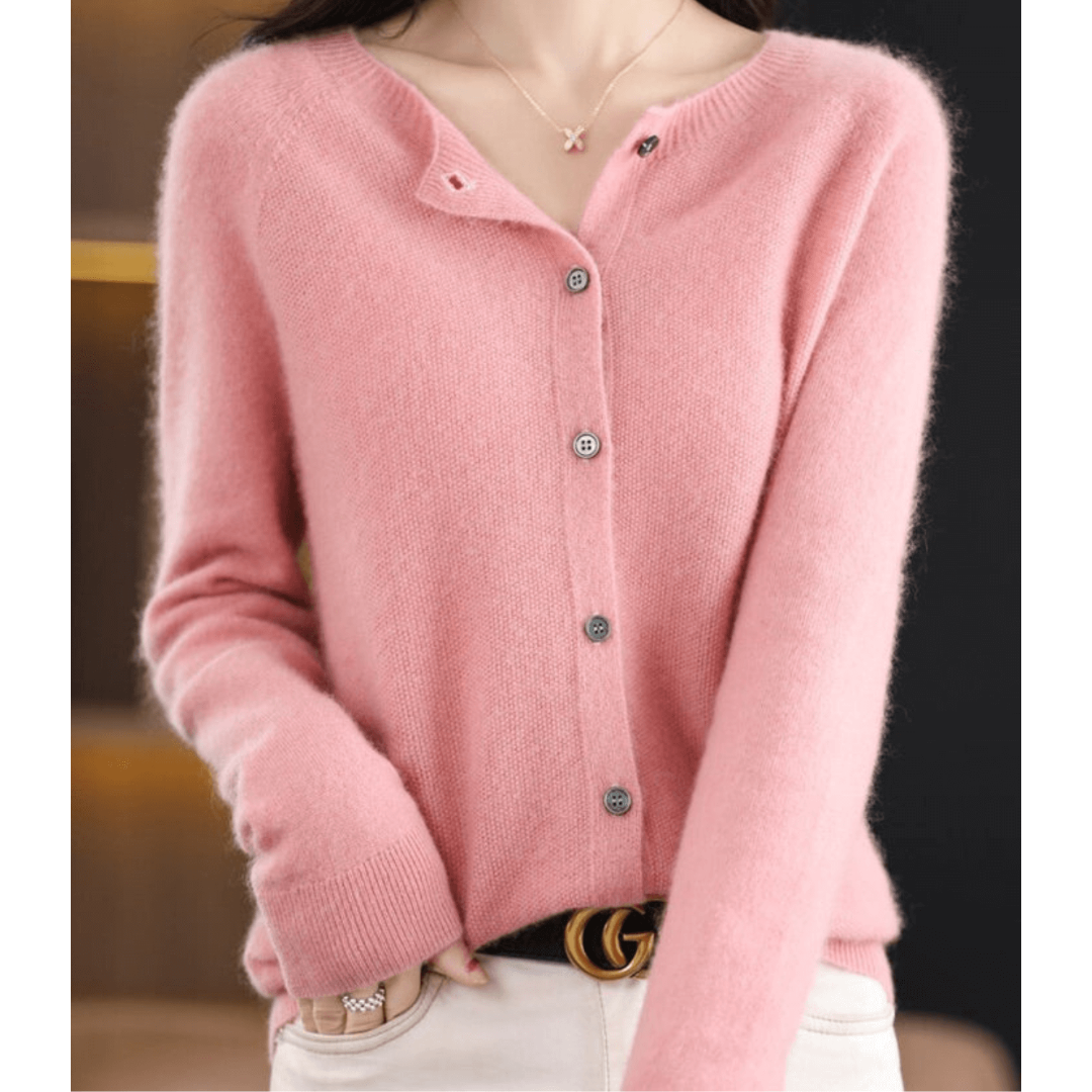 Chaqueta de punto suave con botones para mujer | Calidez y comodidad sin concesiones