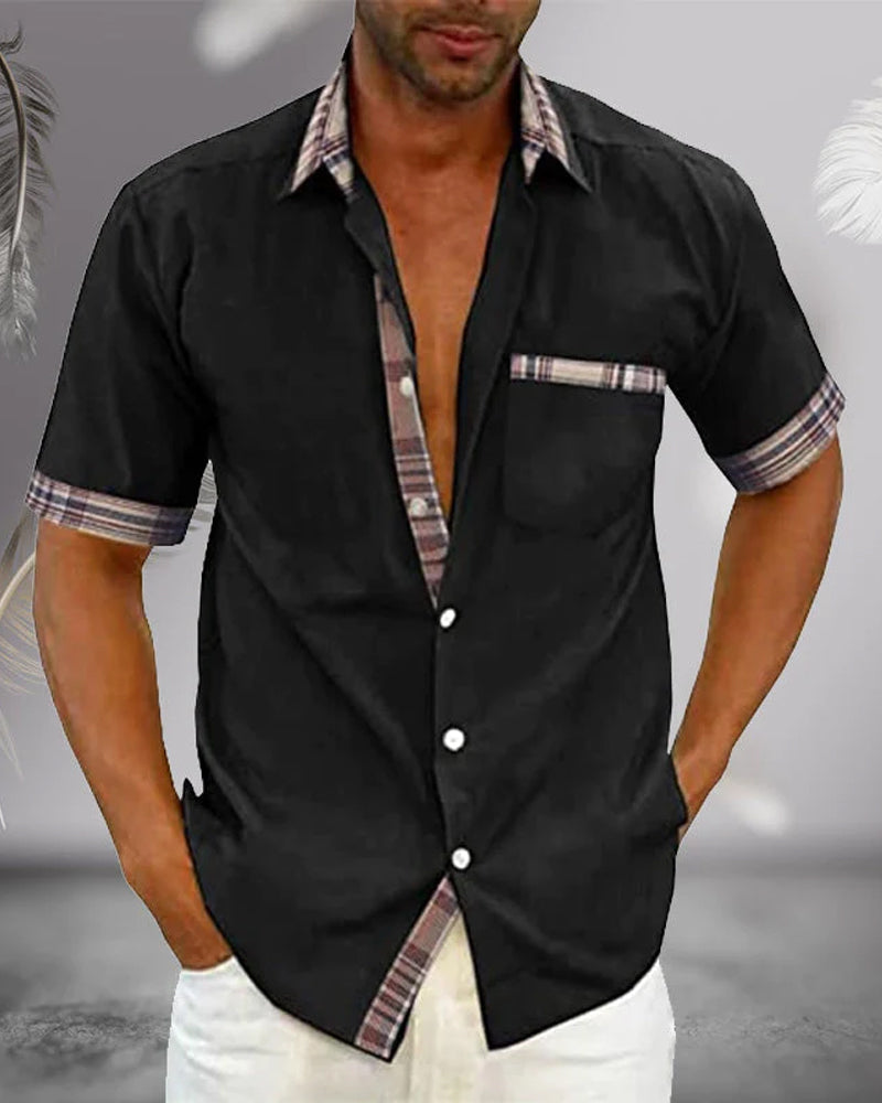 Camisa ligera de hombre, ideal para primavera y verano