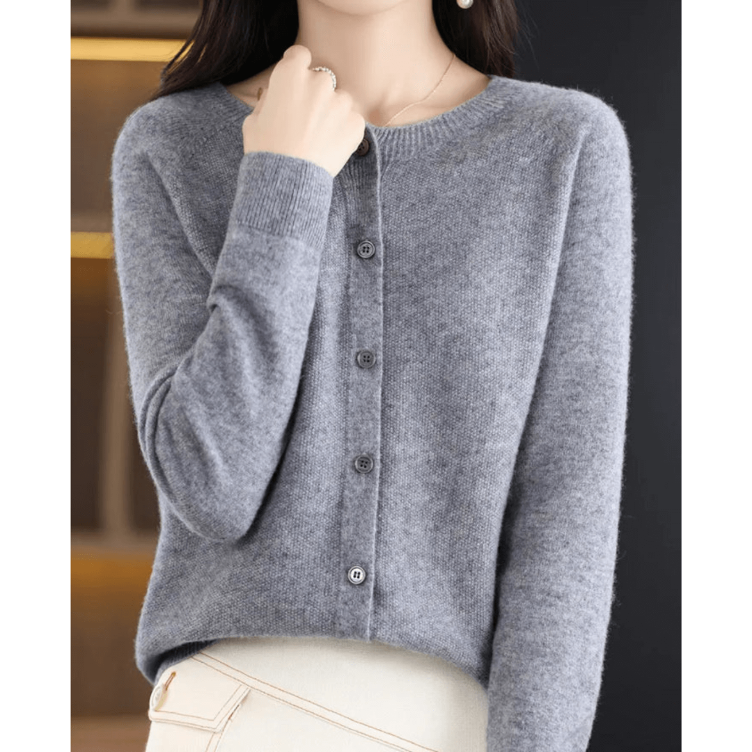 Chaqueta de punto suave con botones para mujer | Calidez y comodidad sin concesiones