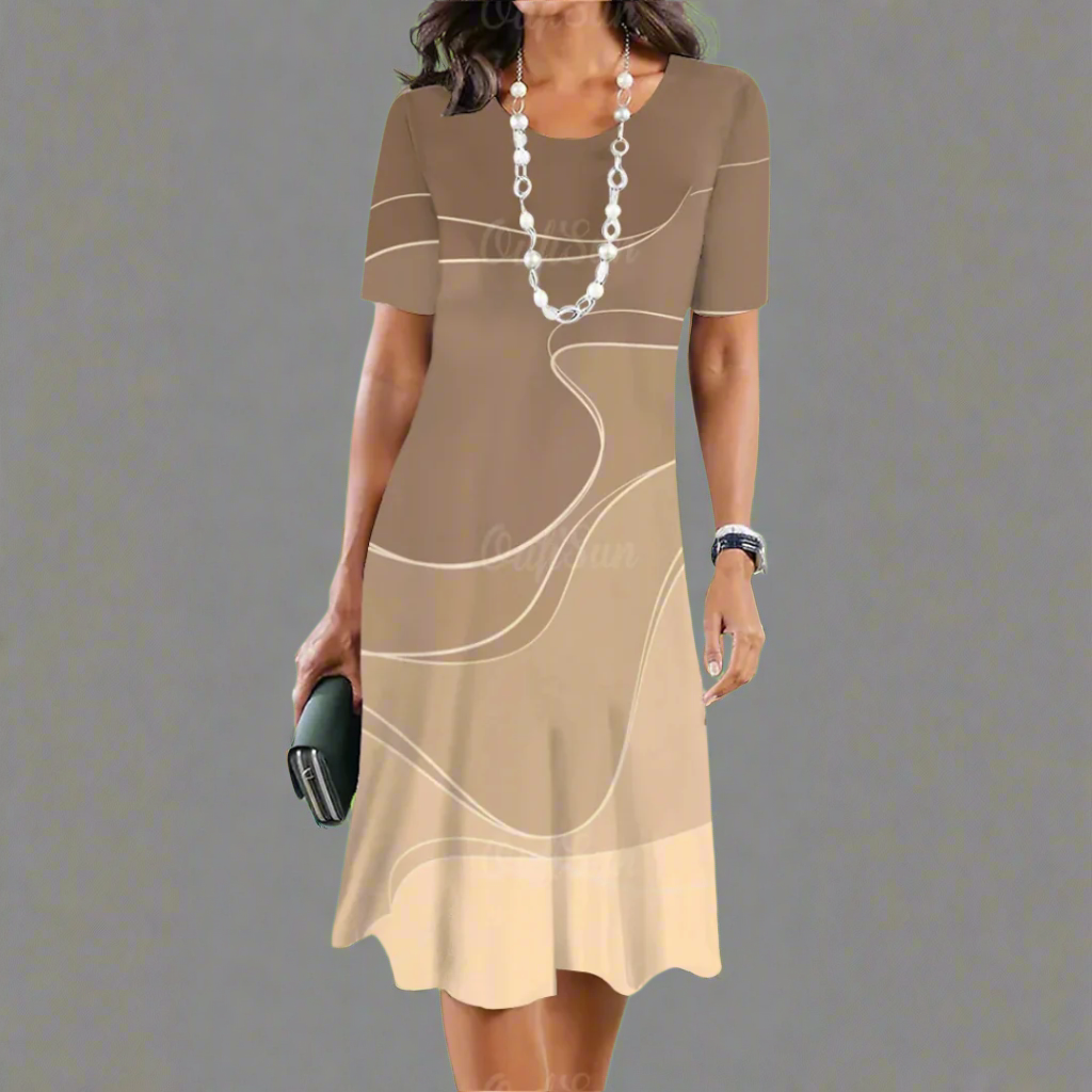 Davinia | Elegante vestido de verano con degradado de colores