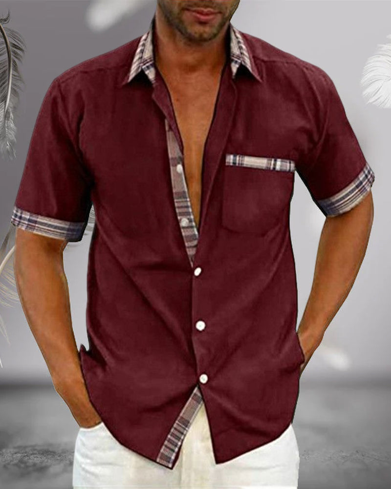 Camisa ligera de hombre, ideal para primavera y verano