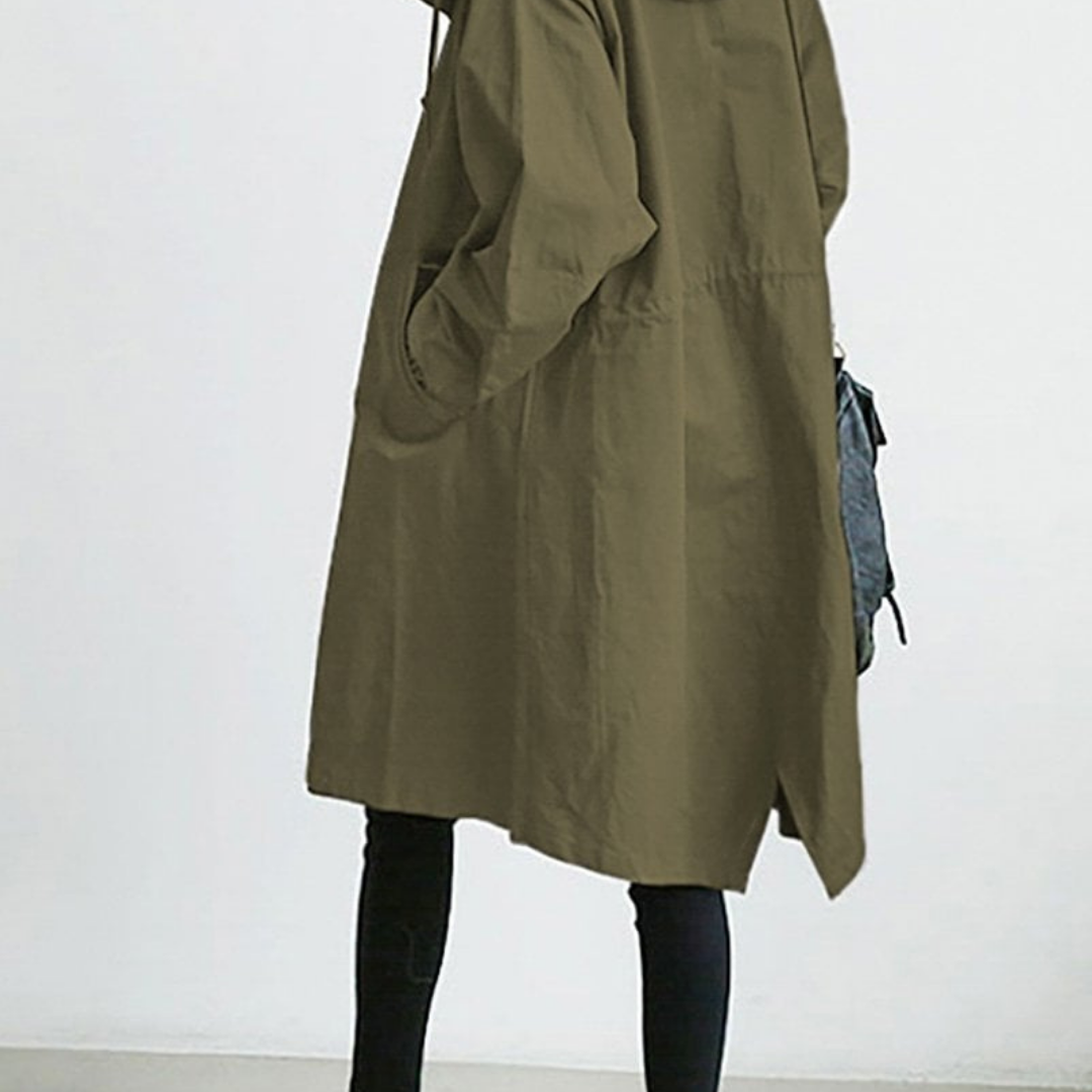 Gabardina impermeable para mujer: larga y cálida para el invierno
