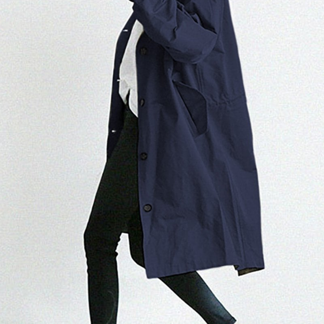Gabardina impermeable para mujer: larga y cálida para el invierno