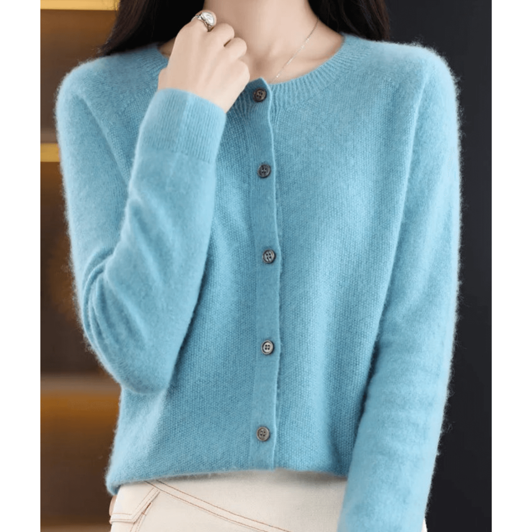 Chaqueta de punto suave con botones para mujer | Calidez y comodidad sin concesiones