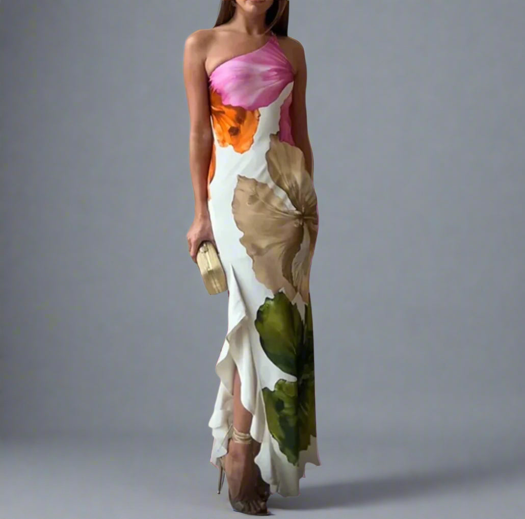 Diona | Elegante vestido de un hombro