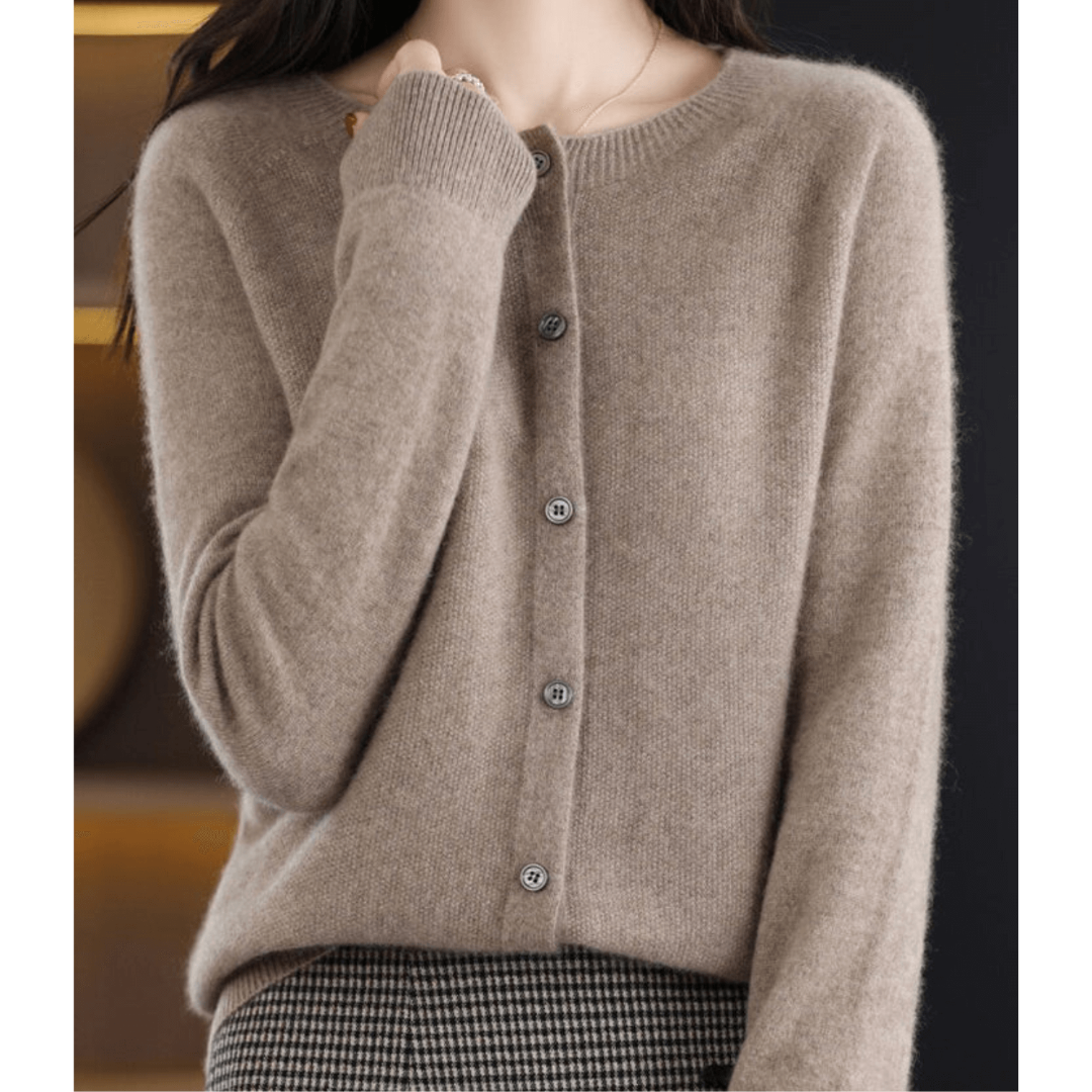 Chaqueta de punto suave con botones para mujer | Calidez y comodidad sin concesiones