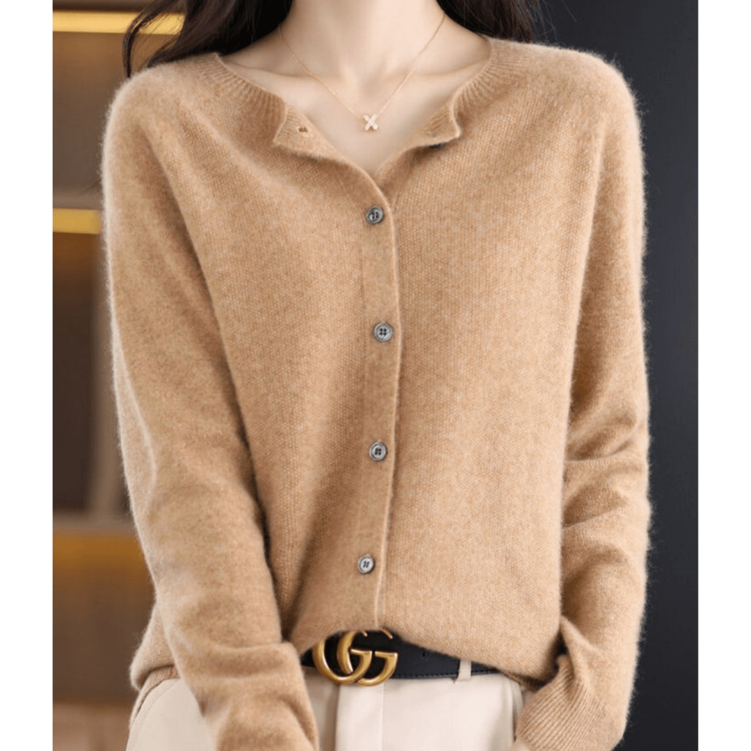 Chaqueta de punto suave con botones para mujer | Calidez y comodidad sin concesiones