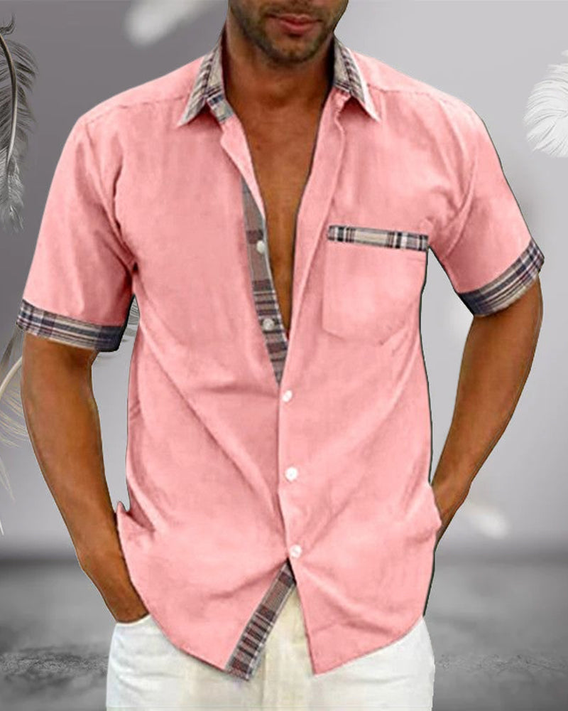 Camisa ligera de hombre, ideal para primavera y verano