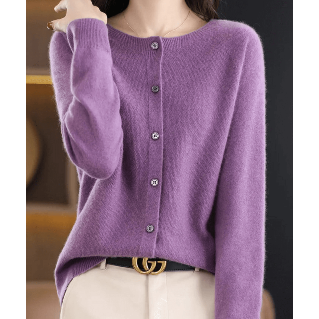 Chaqueta de punto suave con botones para mujer | Calidez y comodidad sin concesiones