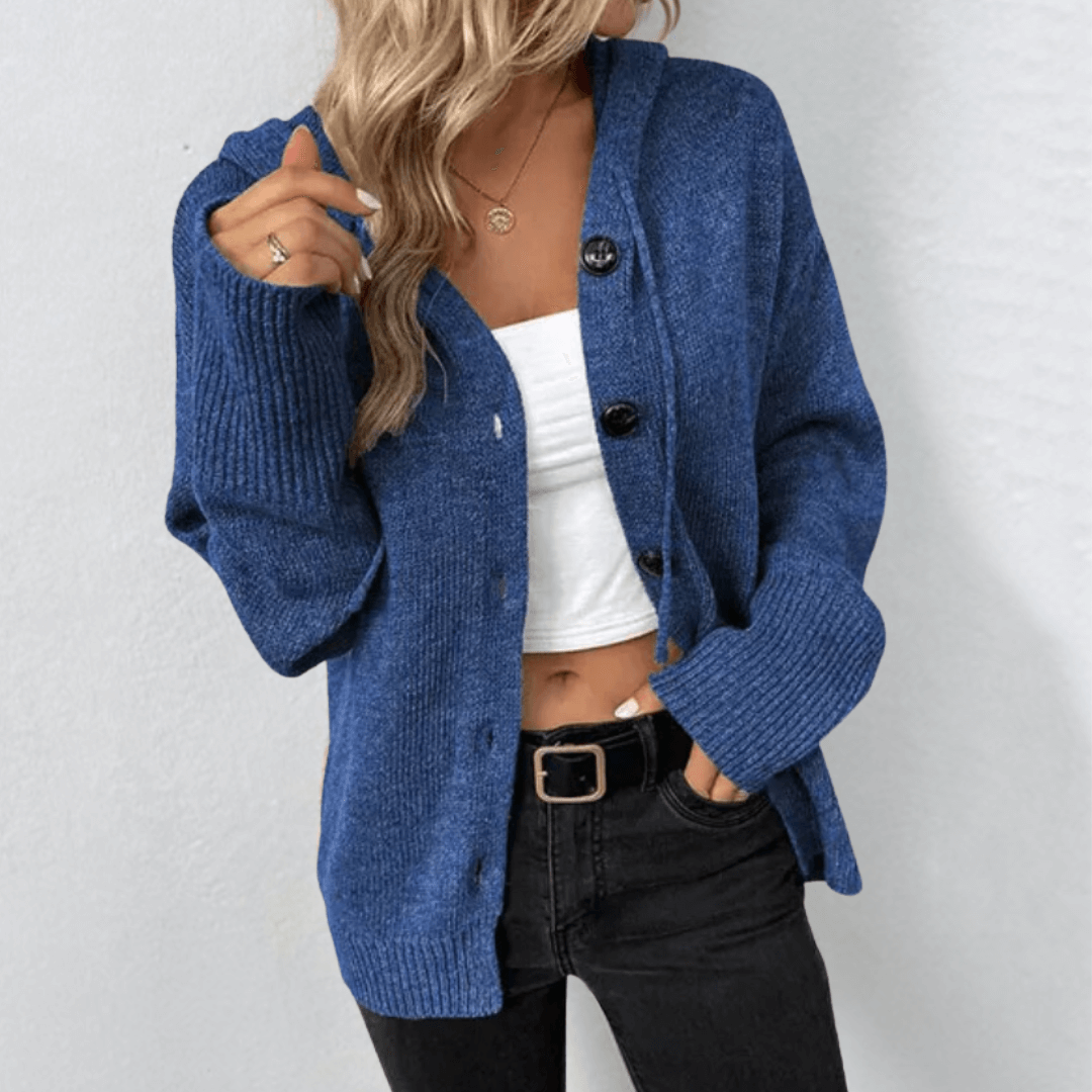 Chaqueta de punto cálida para mujer | Perfecta para los fríos días de invierno