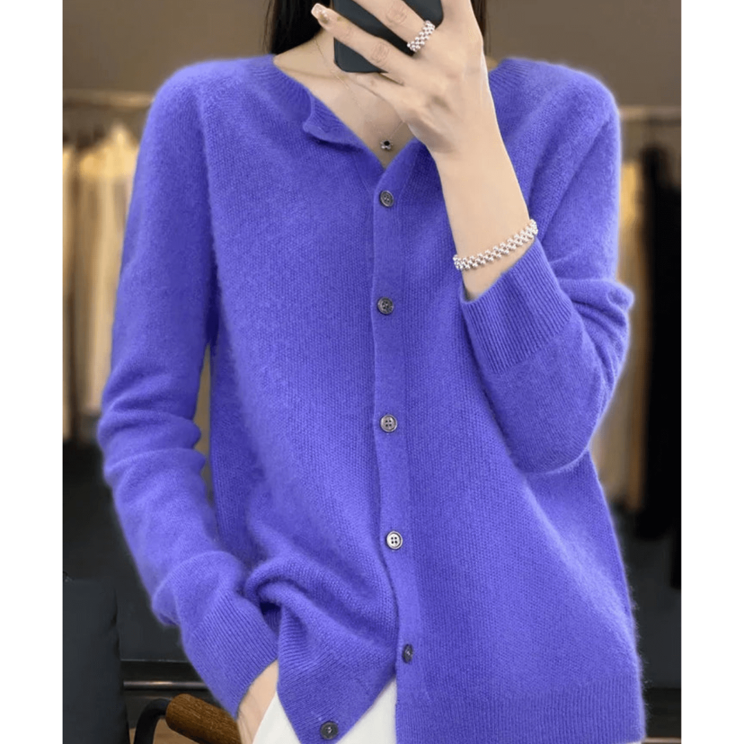 Chaqueta de punto suave con botones para mujer | Calidez y comodidad sin concesiones
