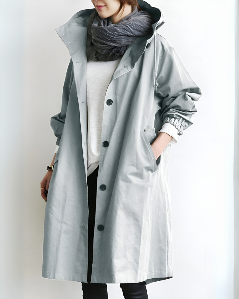 Abrigo clásico mujer, cómodo y elegante para temporada fría