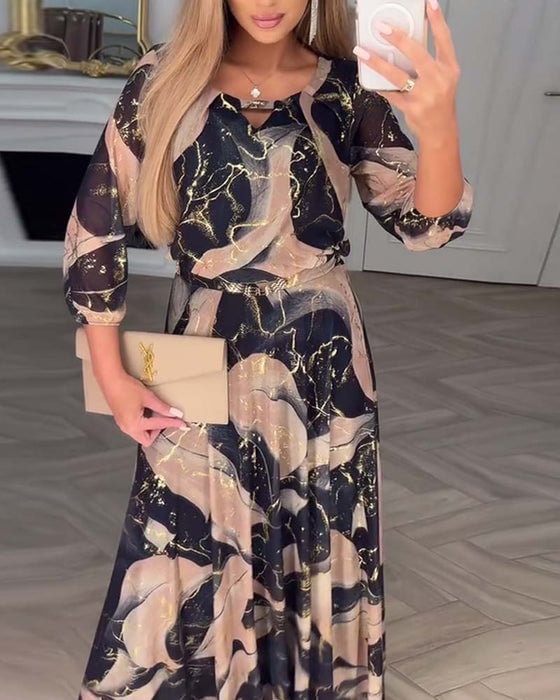 Vestido mujer estilo fluido, sofisticado y refinado para primavera