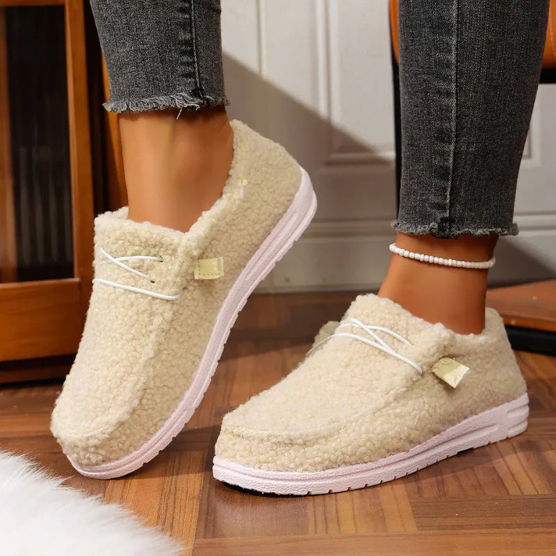 Zapatillas de Casa Mujer – Cálidas y Suaves Estilo Teddy para Invierno
