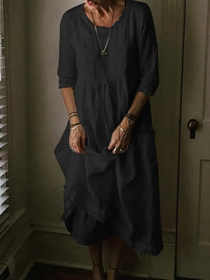 Vestido Mujer – Azul Claro, Fluido y Elegante para Verano