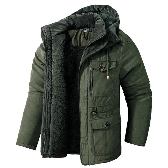 Chaqueta hombre térmica con interior afelpado ideal para el frío