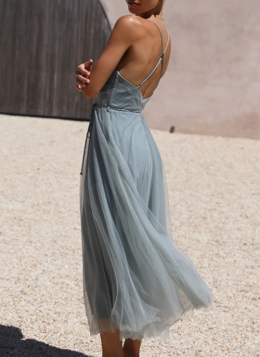 Kaylen | Vestido midi sin mangas