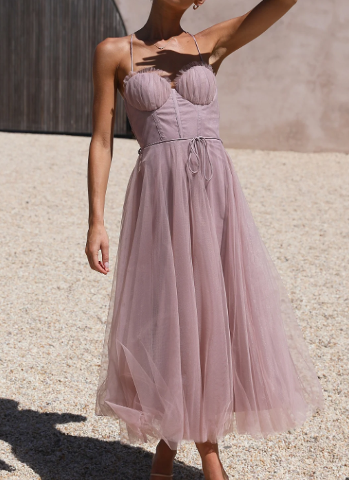 Kaylen | Vestido midi sin mangas