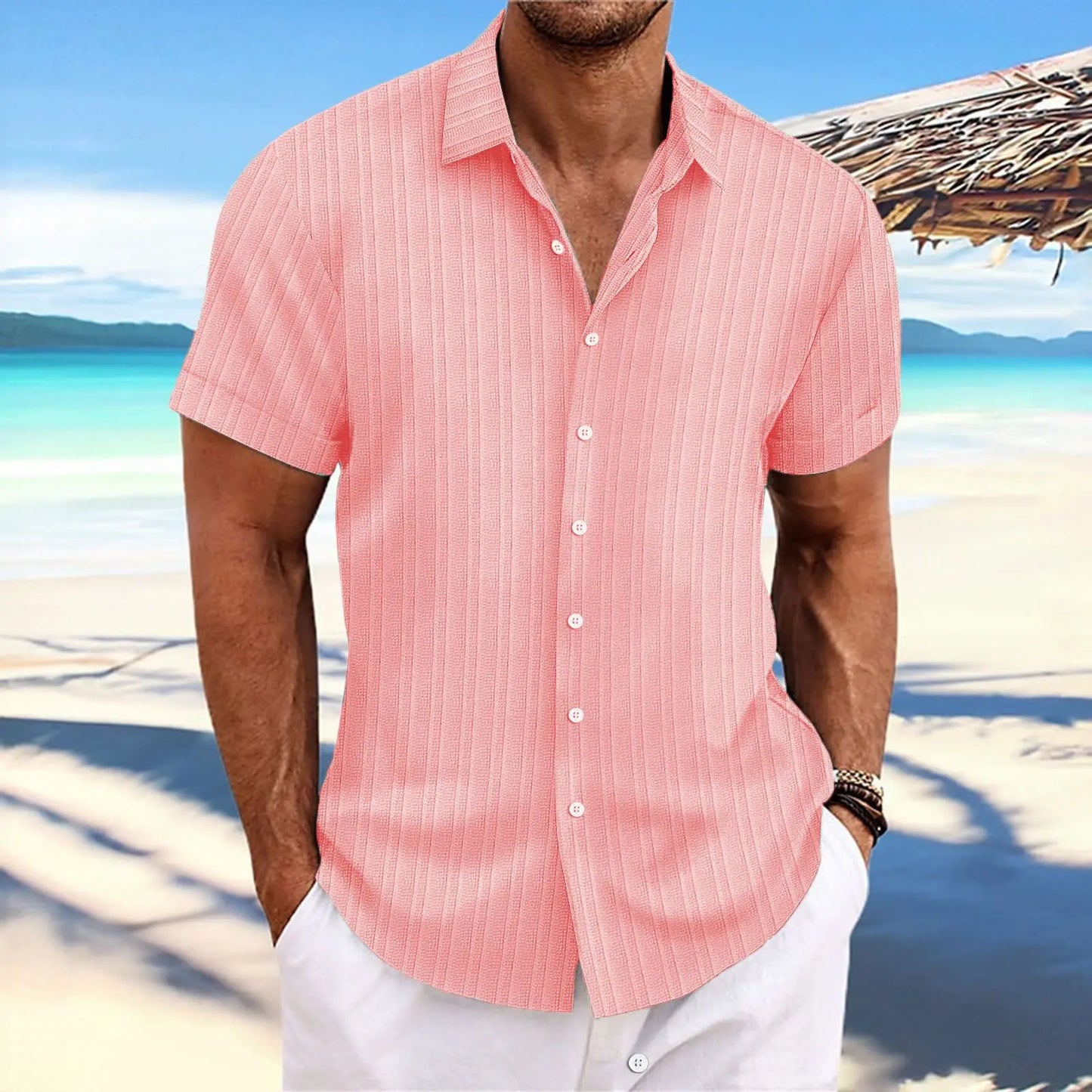 Shirt masculino moderno, suave y perfecto para oficina o ocio