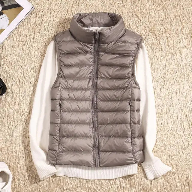 Chaleco mujer ligero acolchado ideal deporte paseo y viaje
