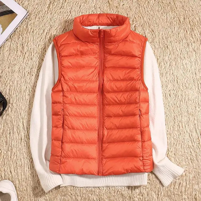 Chaleco mujer ligero acolchado ideal deporte paseo y viaje