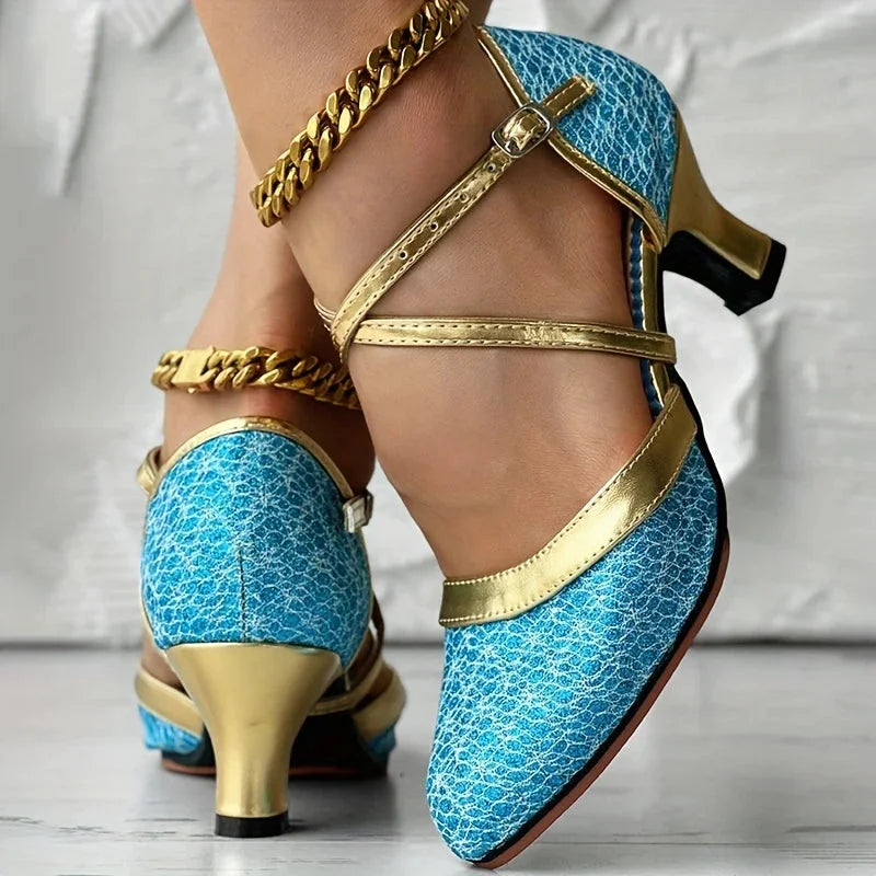 Aaliah | Elegante sandalia de tacón grueso