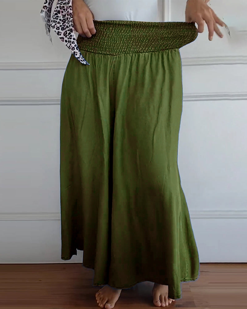 Pantalón mujer amplio y cómodo, elegante para look casual