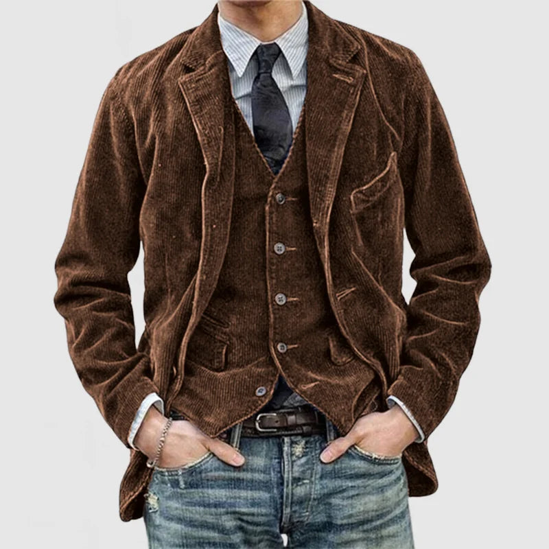 Chaqueta de punto vintage para hombre: elegante y atemporal