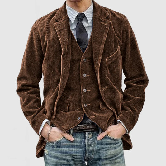 Chaqueta de punto vintage para hombre: elegante y atemporal
