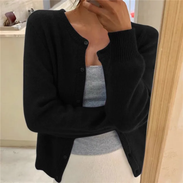 Chaqueta de Punto Mujer – Cachemir Premium, Elegante y Cómoda