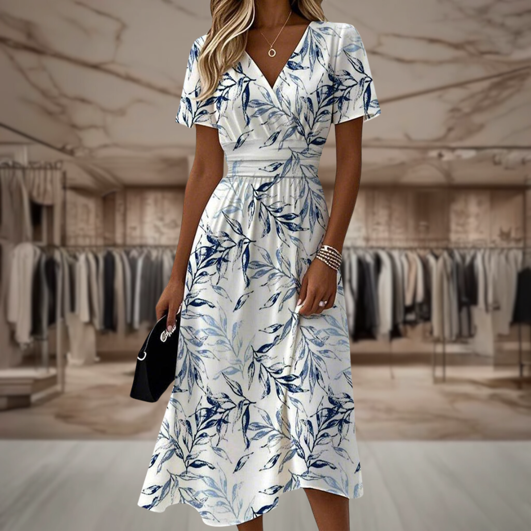 Vestido floral elegante, ligero y chic