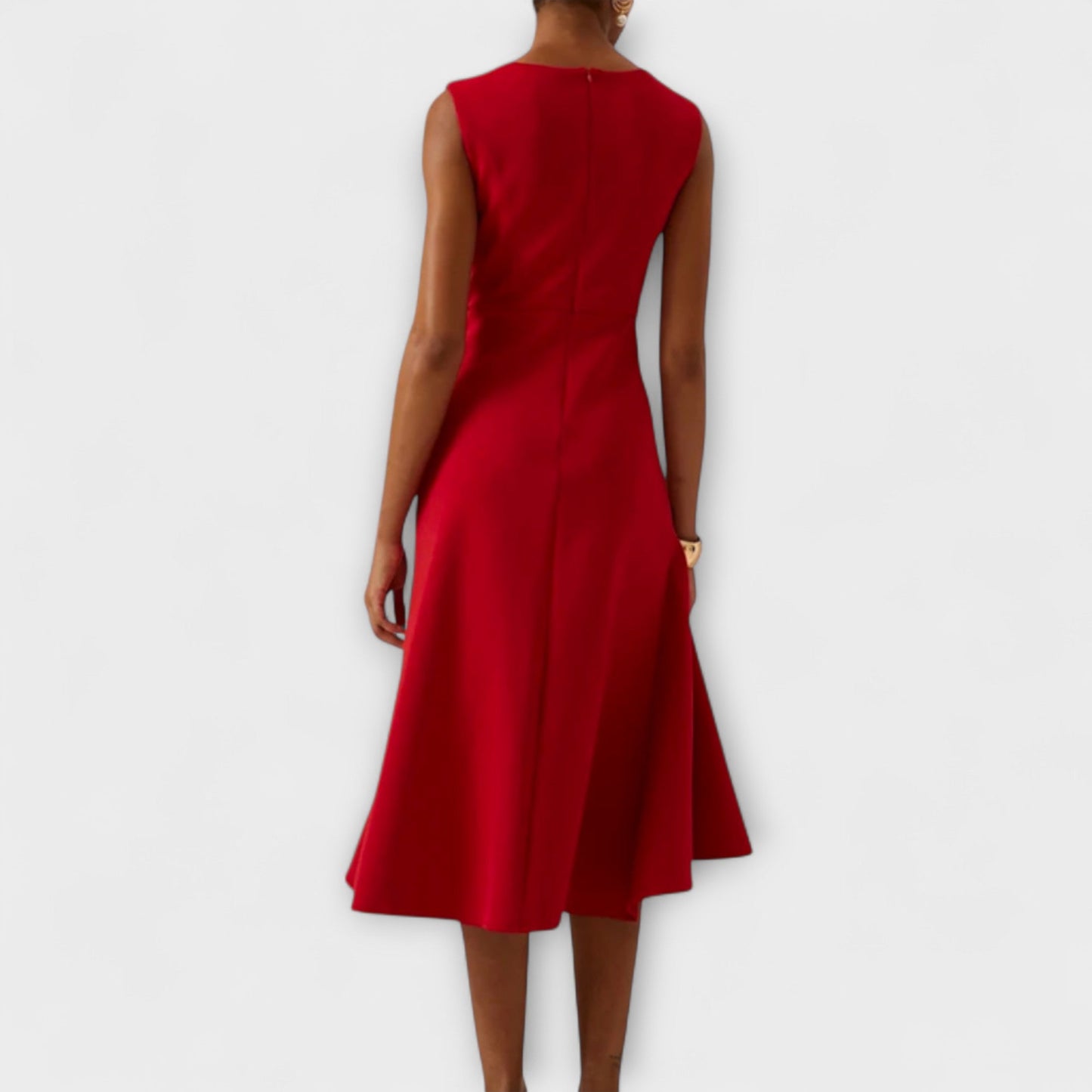 Vestido Midi Mujer – Asimétrico, Elegante y Atemporal para Gala o Fiesta