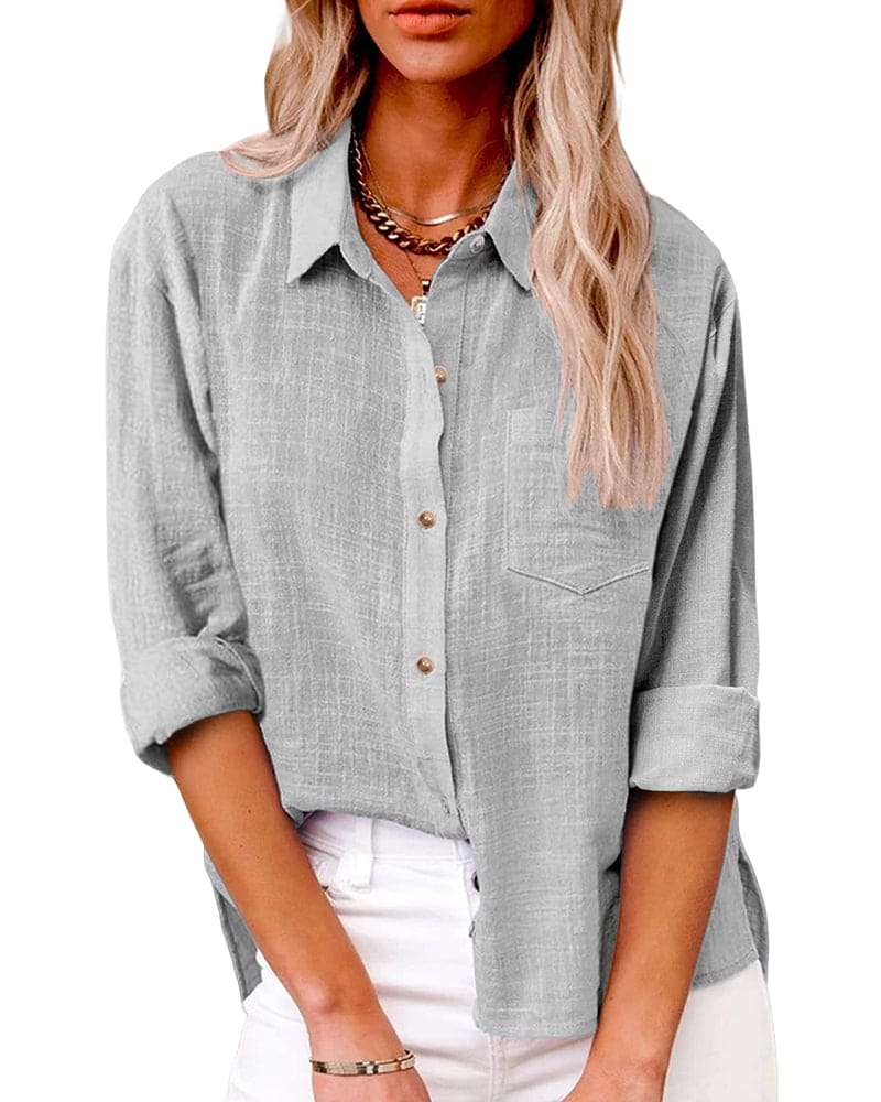 Blusa mujer holgada ligera casual primavera-verano