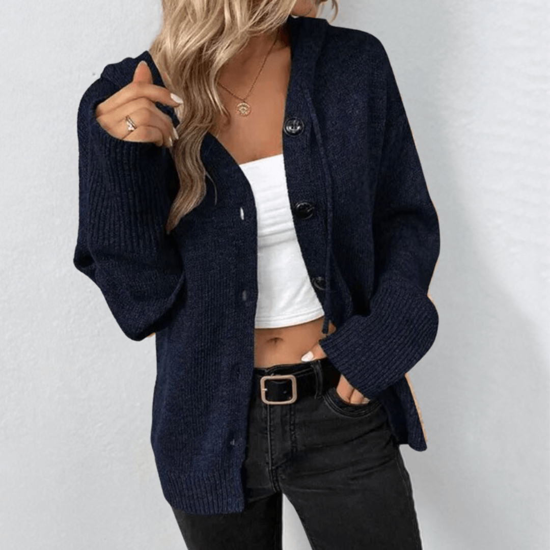 Chaqueta de punto cálida para mujer | Perfecta para los fríos días de invierno