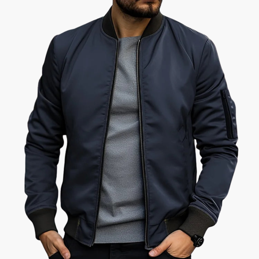 Chaqueta hombre bomber atemporal, cómoda y chic