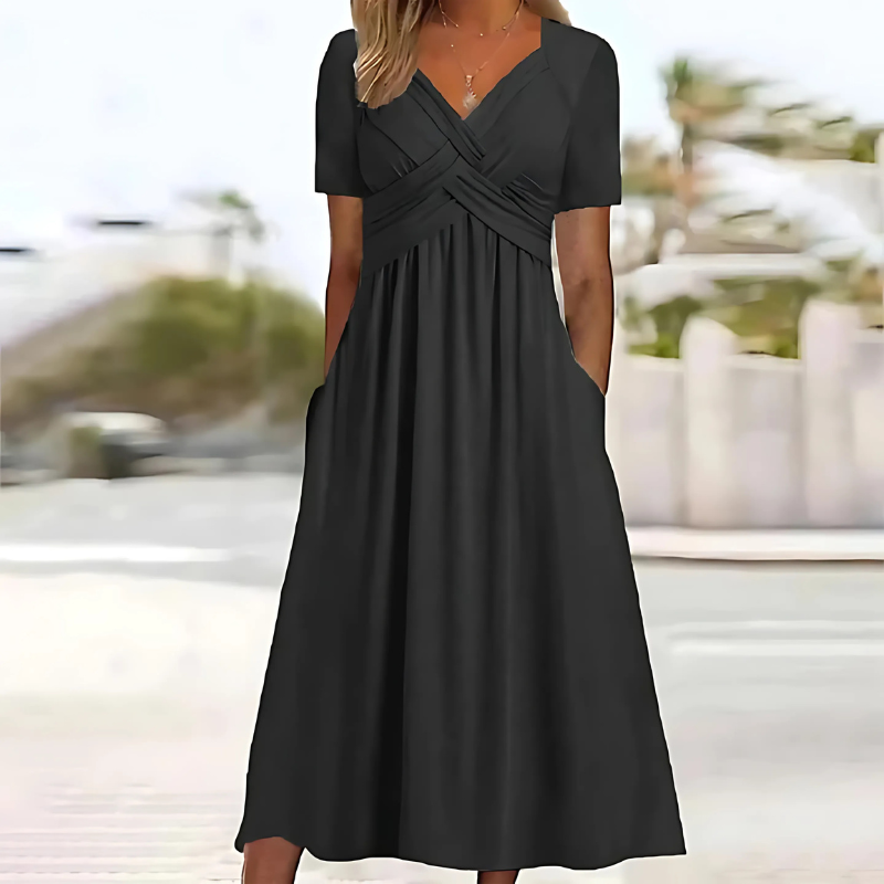Vestido de Mujer – Con Cintura Cubierta, Ligero y Chic para Todo Momento
