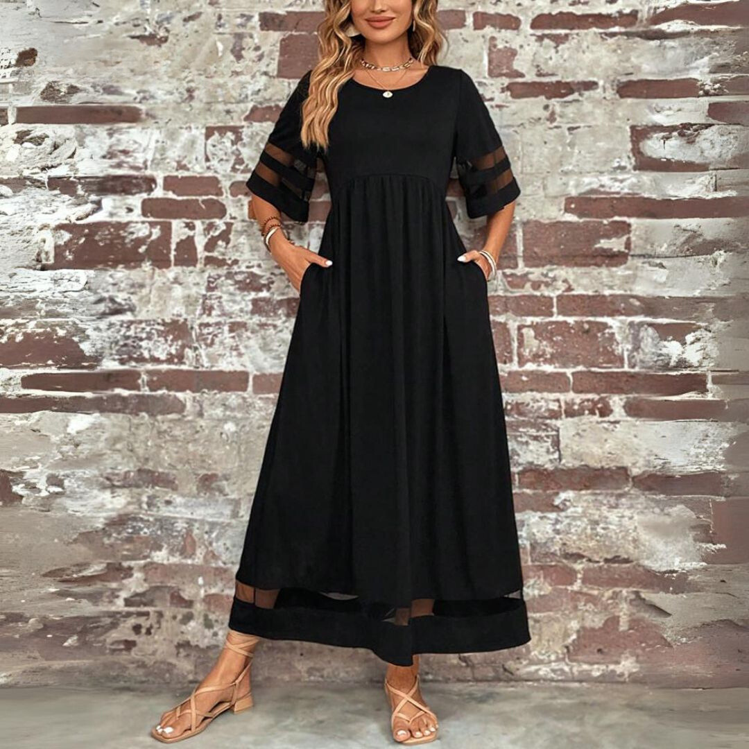 Josefina | Favorecedor Vestido Elegante Con Barriguita