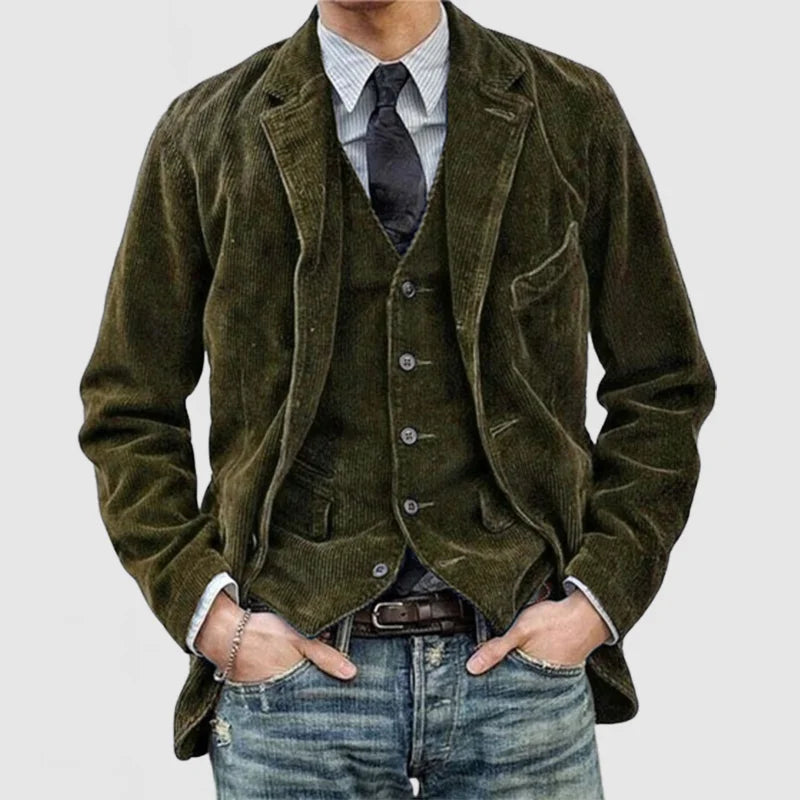Chaqueta de punto vintage para hombre: elegante y atemporal