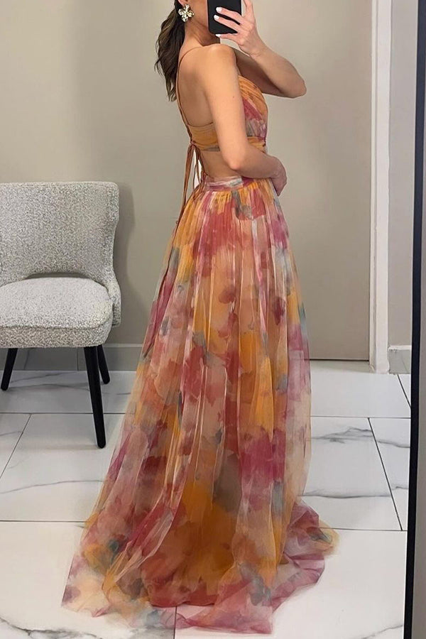 Nadine | Maxivestido floral fluido
