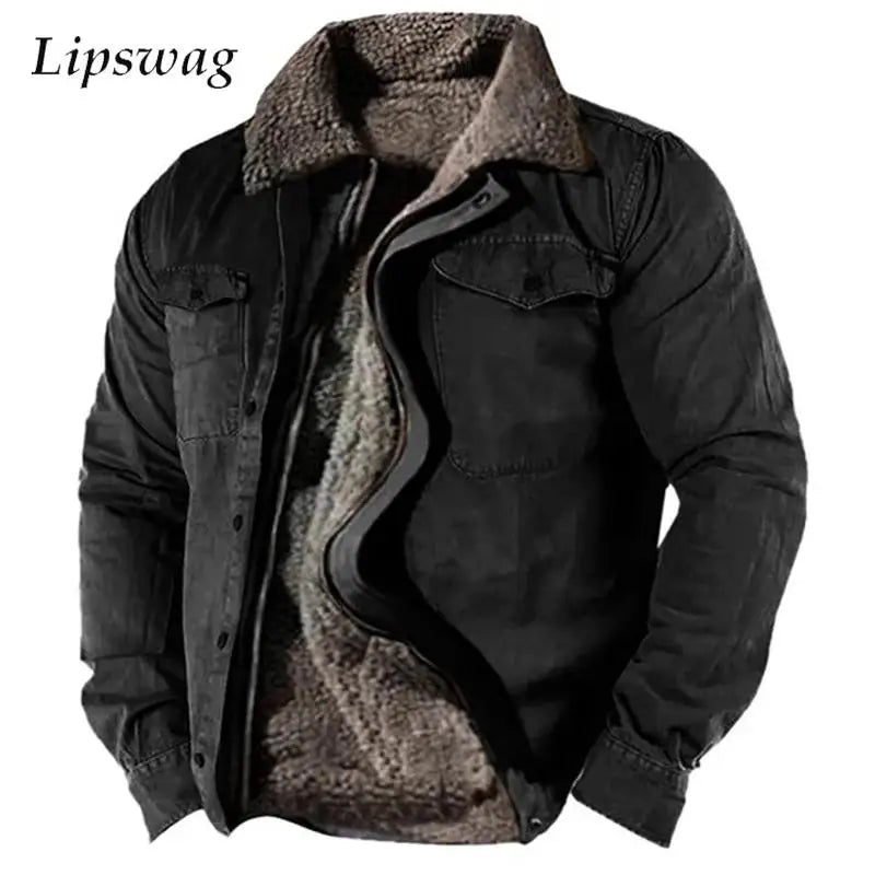 Erik | Chaqueta camisa forrada resistente para hombre