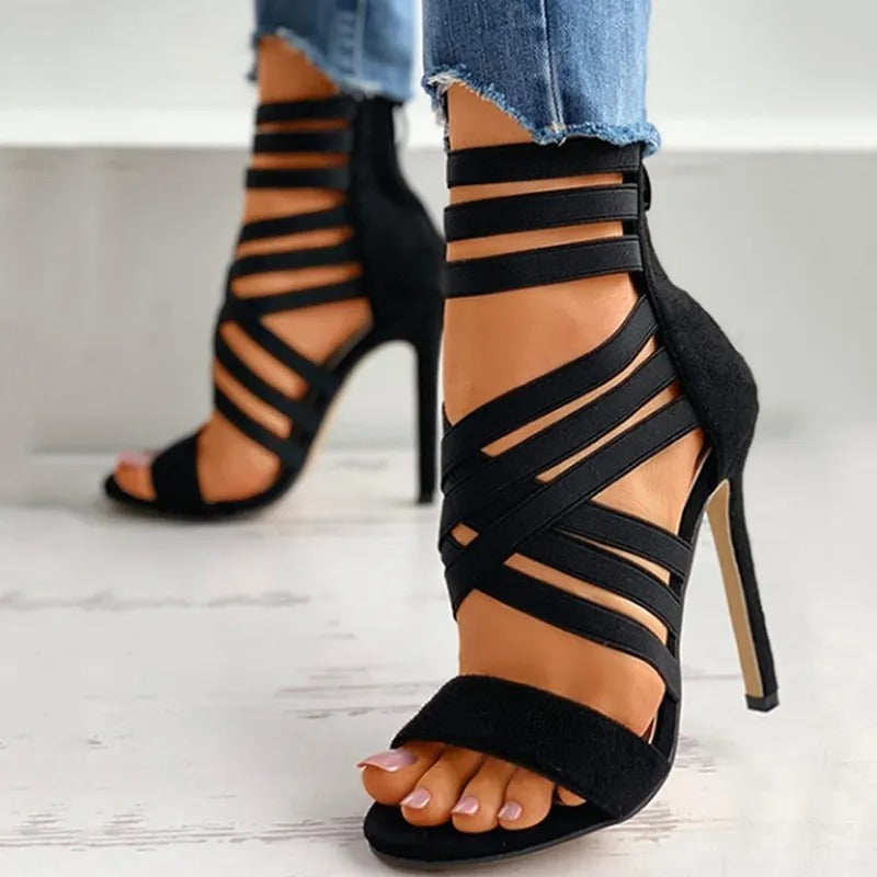 Zapatos de Noche Mujer – Tacón Alto Elegante para Celebraciones