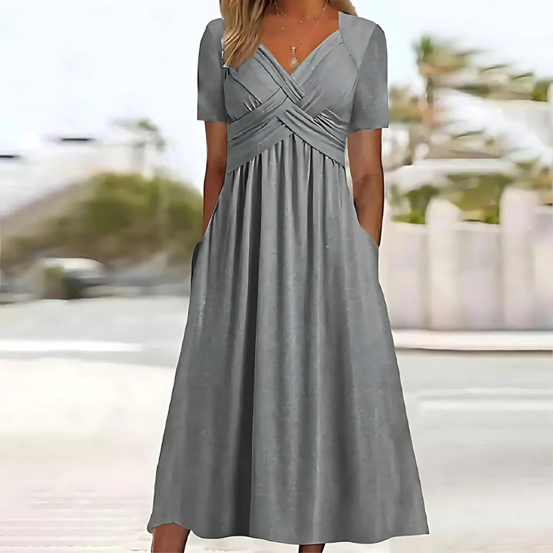 Vestido de Mujer – Con Cintura Cubierta, Ligero y Chic para Todo Momento